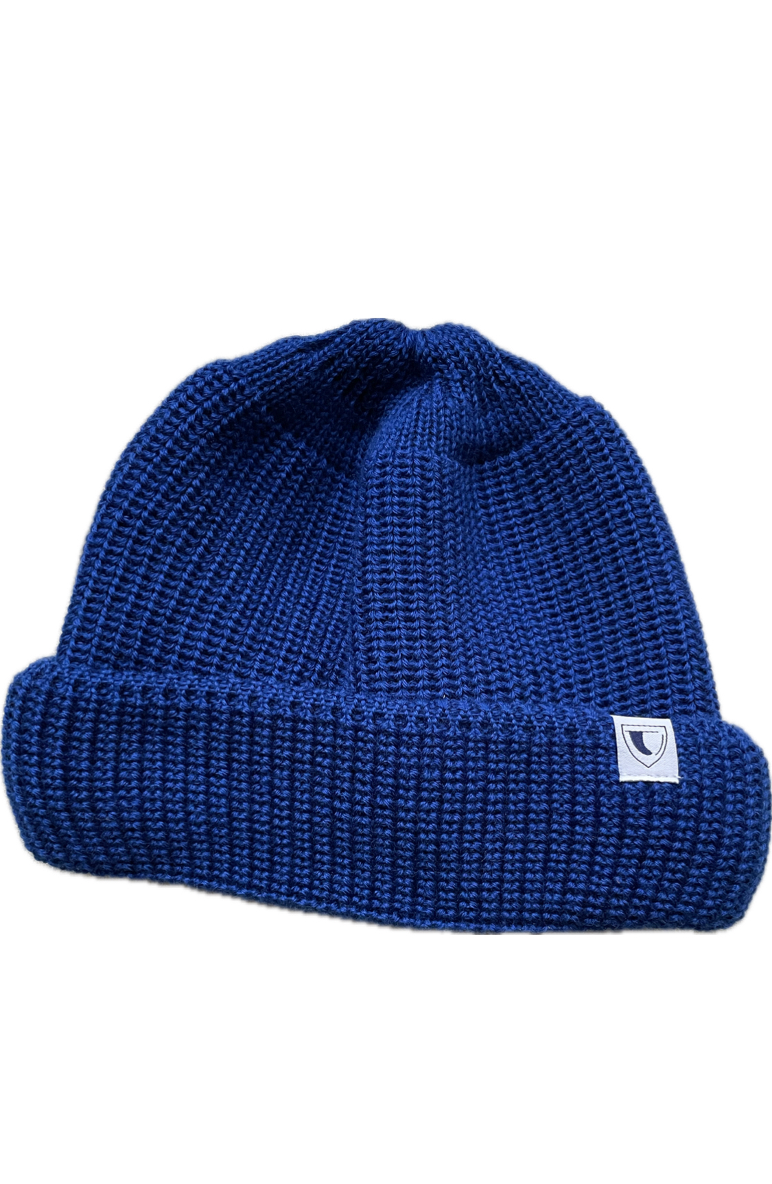 Mütze Merino blau